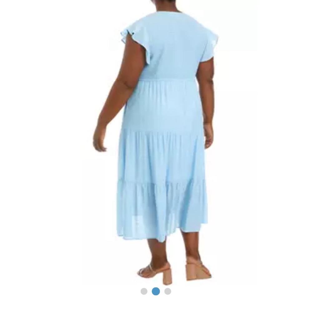 Merokeety Black Flutter Sleeve Dress - Picture 3 of 4